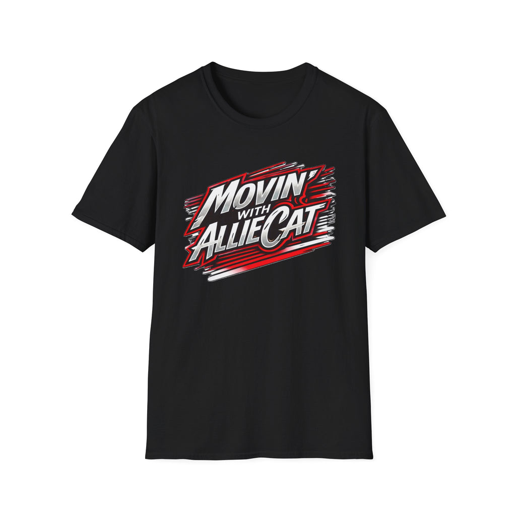 Movin' with Allie Cat T-Shirt — Retro Racing Graphic Tee