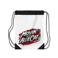 Movin' With AllieCat Drawstring Bag — Sporty Logo Gym Sack